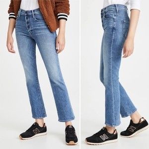 Mother Denim The Pixie Insider Straight Jeans Group Bathing Medium Wash Size 28